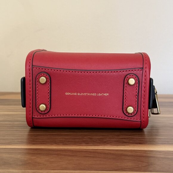 COACH Rogue Bag 12 In Colorblock CC482 NWT/NWOT leather red - Picture 6 of 13